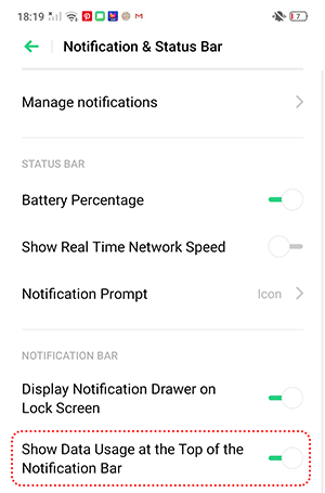 How To Turn On The Data Usage Notification On Oppo Phone Oppo Global