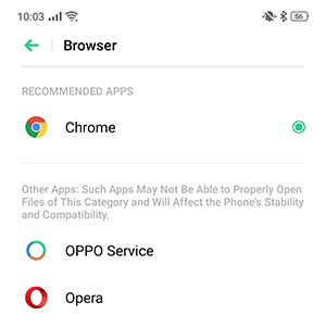 How To Set Or Change The Default Browser In Android Devices Oppo India