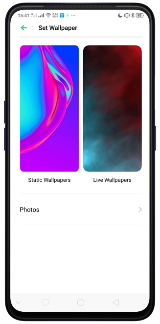 自由更換你的動態和靜態桌布 OPPO 台灣