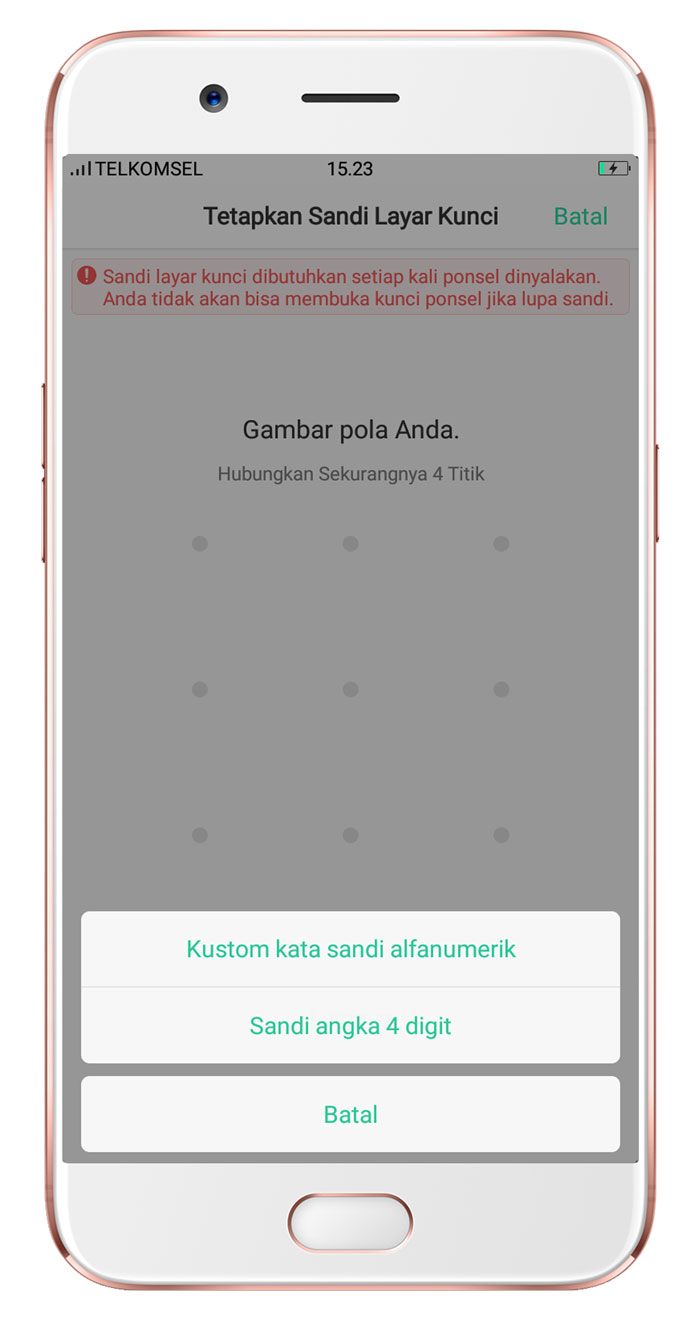 Mengatur Dan Menggunakan Kode Sandi Layar Kunci Di Ponsel Oppo Kamu Oppo Indonesia