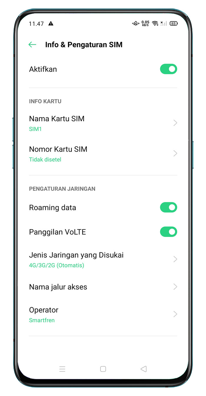 Gunakan Jaringan Data Seluler Pada Ponsel OPPO Kamu  OPPO Indonesia